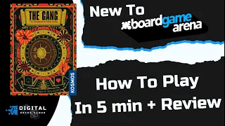 New to BGA: The Gang | Cooperative Poker Game - How to Play on BGA