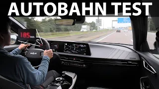 Kia EV6 AWD GT Line prototype test drive in Frankfurt