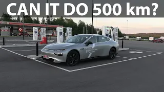 Xpeng P7 Performance range test