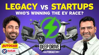 Legacy giants & startups battle for electric 2-wheeler supremacy | Deep Drive Podcast| Autocar India