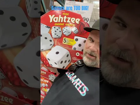 The size of games is out of control #costco #boardgame #yahtzee