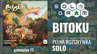 Bitoku | pełna rozgrywka solo | zasady gry | gameplay 75