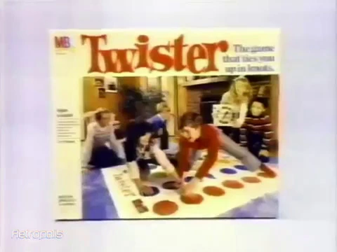 Twister Board Game by Milton Bradley 1986
