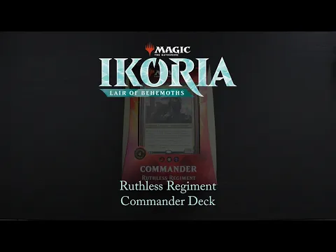 Magic: The Gathering: Ikoria: Lair of Behemoths Ruthless Regiment Commander Deck