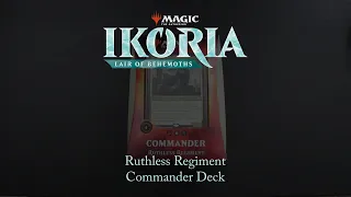 Magic: The Gathering: Ikoria: Lair of Behemoths Ruthless Regiment Commander Deck