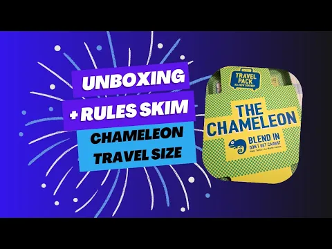 Unboxing Chameleon - Travel size game