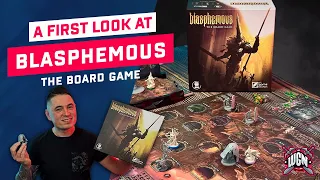 Blasphemous the Board Game - a first look at the prototype