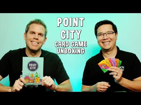 Unboxing Point City - City Building Card Drafting Game