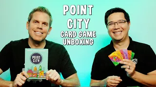 Unboxing Point City - City Building Card Drafting Game