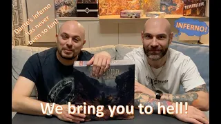 Inferno Deluxe Kickstater Edition - Unboxing Chiacchere How To play