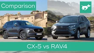 Toyota RAV4 vs Mazda CX-5 2019 comparison review