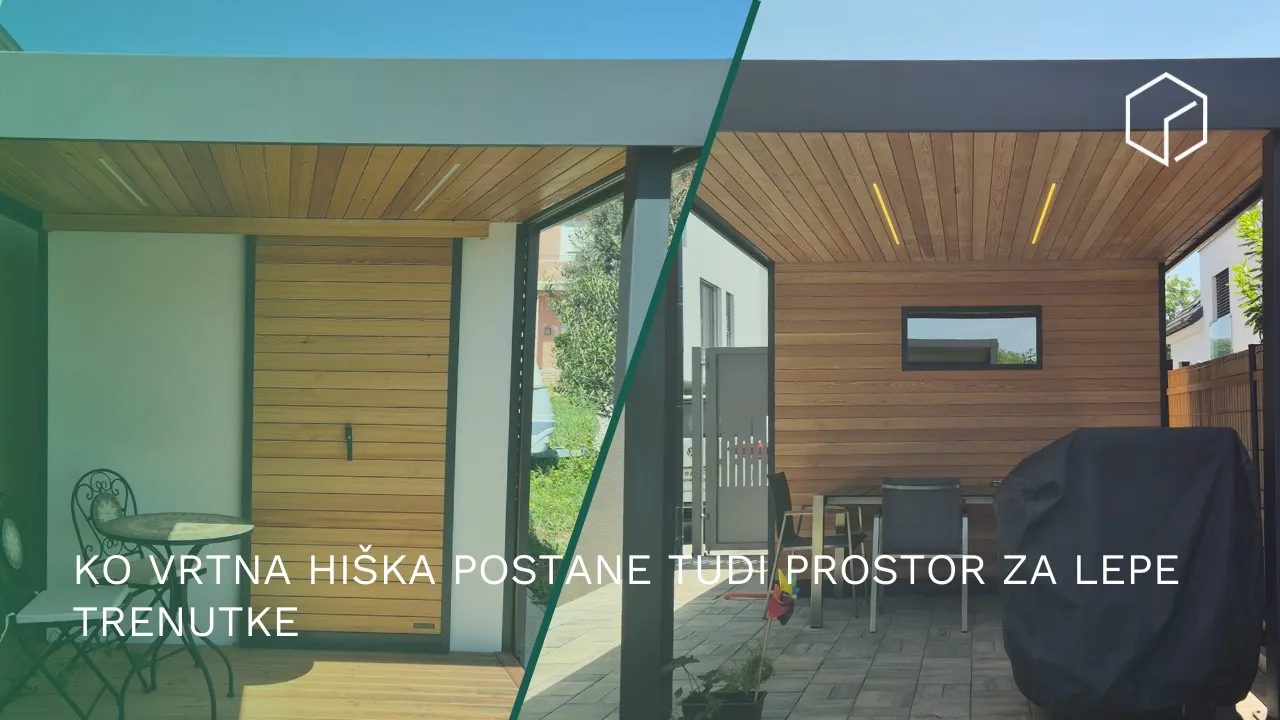 Vrtna hiška po meri, prilagojena vašemu vrtu in vašemu načinu življenja