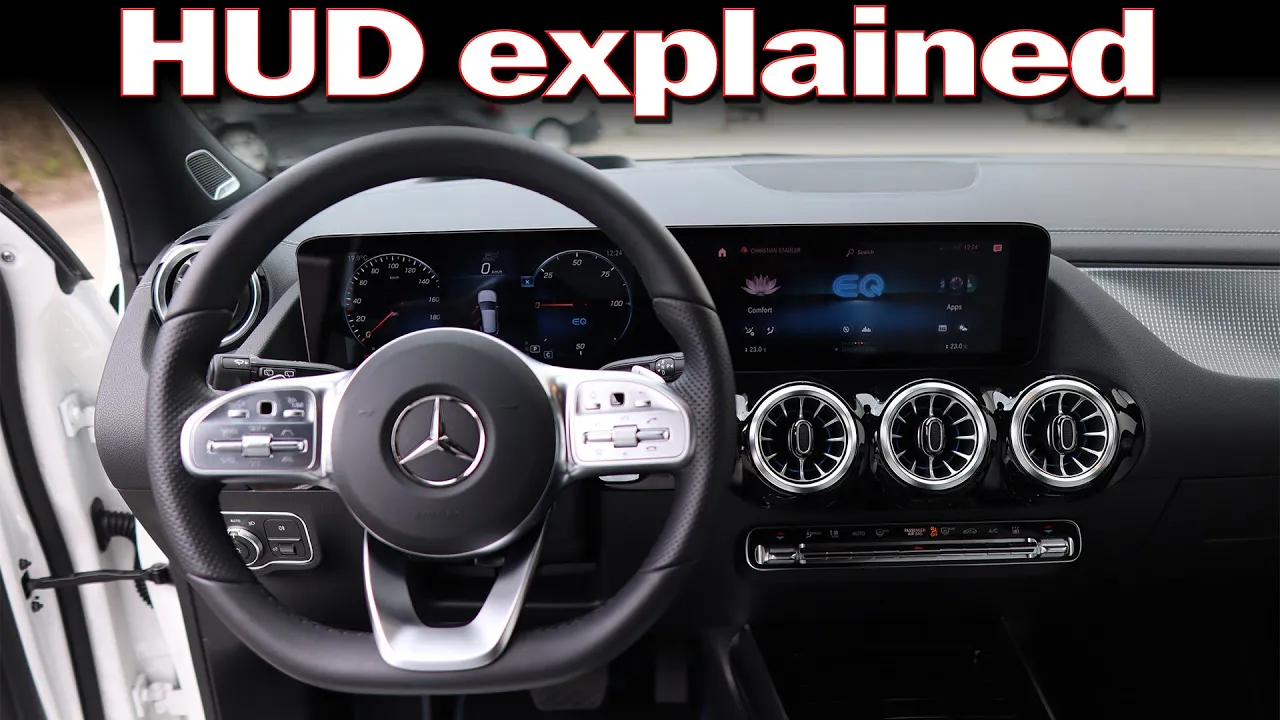 Mercedes EQA 250 - All the screens and HUD explained