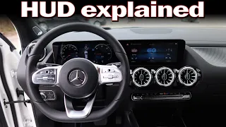 Mercedes EQA 250 - All the screens and HUD explained