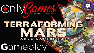 Terraforming Mars Ares Expedition Board Game Gameplay - Twitch Live Stream Replay