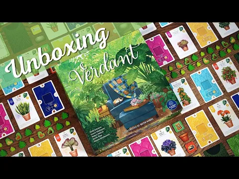 The Prettiest Game in My Collection? Unboxing Verdant!