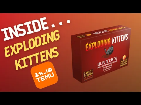 Inside…Exploding Kittens…from TEMU (4K60fps)
