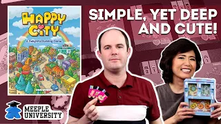 Happy City - Build your city, be happy😄🏙️ - A Board Game Review