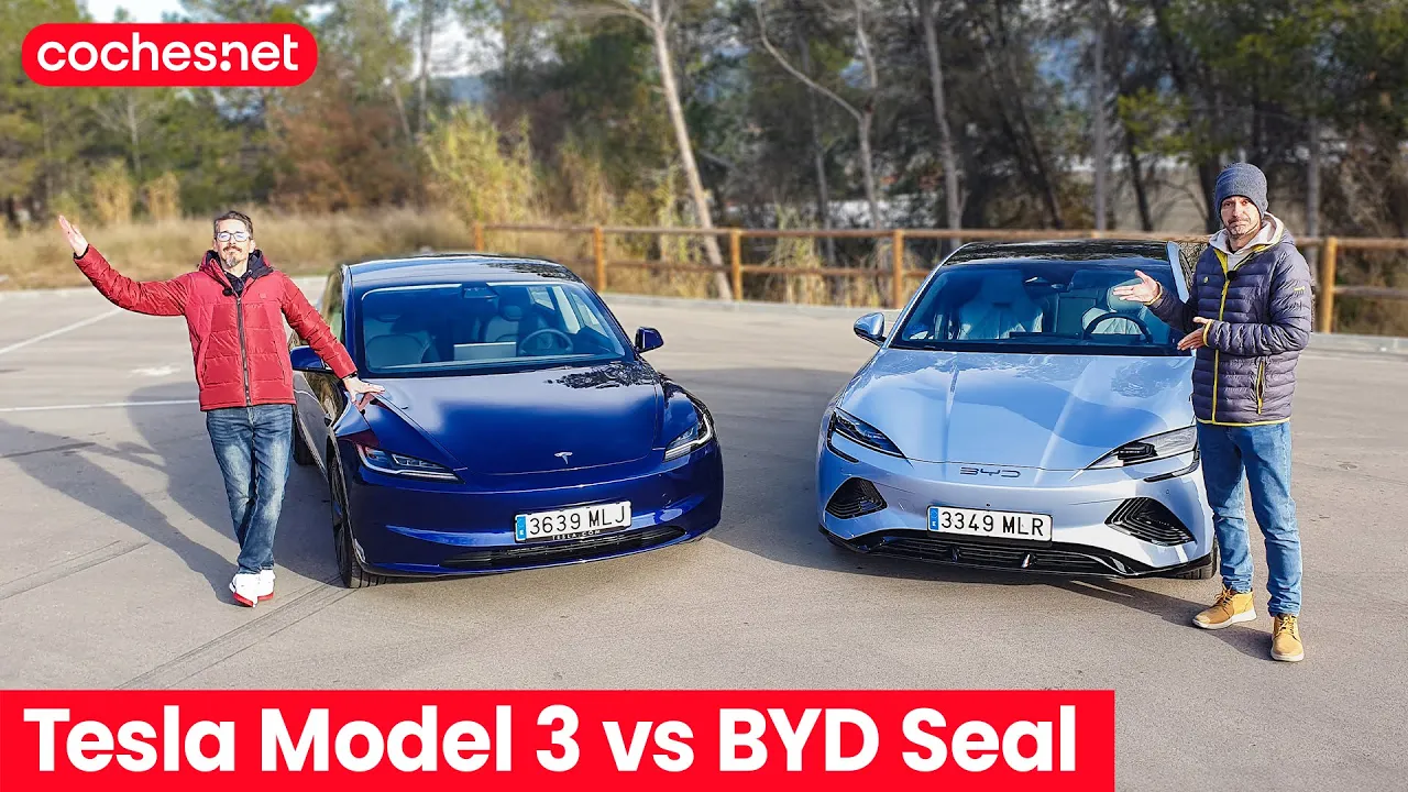 TESLA Model 3 vs BYD Seal ⚡️⚡️ Duelo de eléctricos | Prueba Comparativa / Review en español