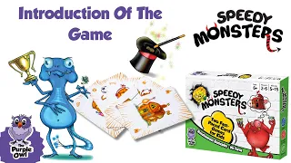 Introduction to Speedy Monsters Card Game - A Fast-paced Two Games in a Box for Kids and Families.