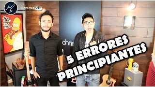 5 Errores de Principiantes en Guitarra  - Vlog 2 - Aprender Guitarra Facil Christianvib & Niño Rock