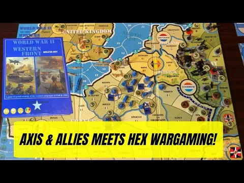 Better than Axis & Allies? WW2 on the Western Front: Game Unboxing and Overview