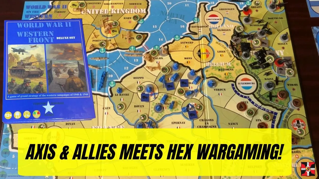Better than Axis & Allies? WW2 on the Western Front: Game Unboxing and Overview