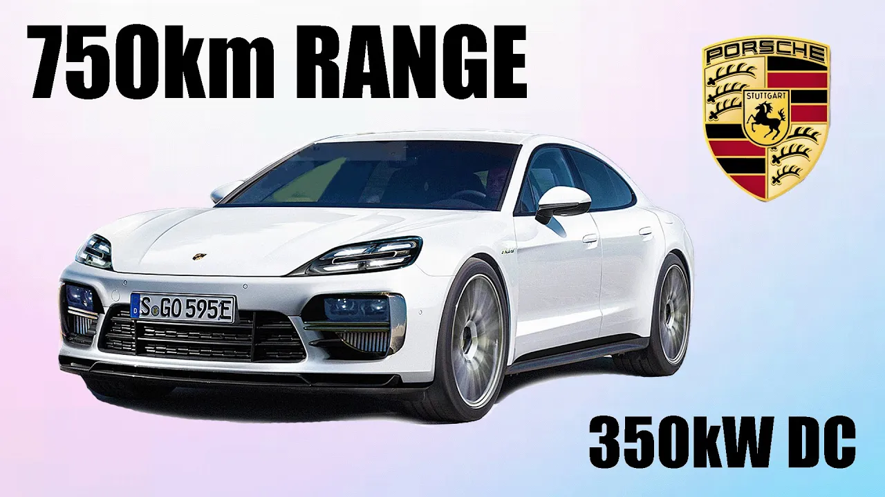 Porsche Panamera Electric Will Have 750km Range!