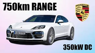 Porsche Panamera Electric Will Have 750km Range!
