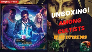 [JDS] Unboxing du Kickstarter : Among Cultists et de ses extensions ! #jdp #j2s #jds #jeudesociete