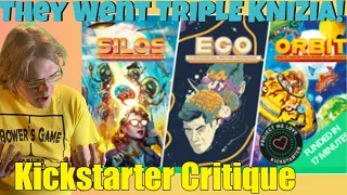 SILOS, EGO, ORBIT | Epic Sci-Fi Trilogy by Reiner Knizia