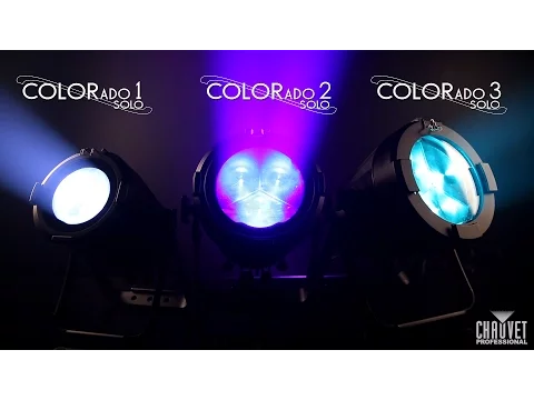 Product video thumbnail for Chauvet COLORado 2-SOLO 3x40-Watt RGBW LED Wash Light