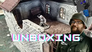 Unboxing the 3D Printed French House Shop Ruins - Printed and Painted by Nerd-Stuff