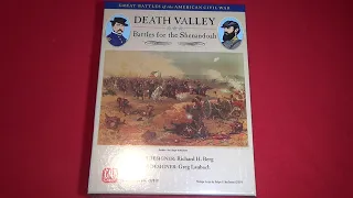 Death Valley. Battles for the Shenandoah (GMT Games, 2019)
