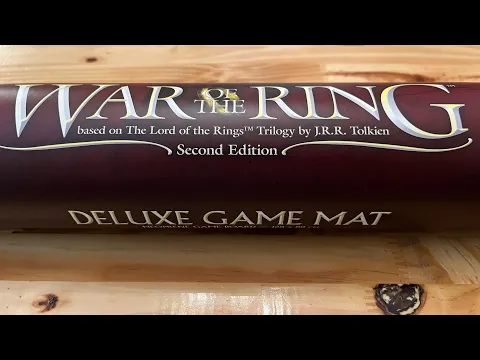 War Of The Ring Board Game | Deluxe Game Mat | Unboxing (No Talking)