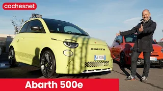 Abarth 500e | Primer vistazo / Presentación / Review en español | coches.net