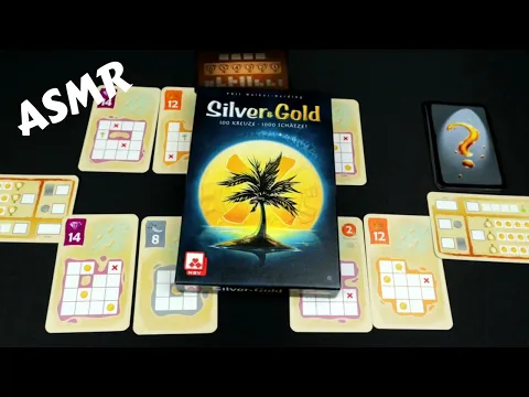 ASMR Board Game Playthrough - SILVER & GOLD (Whispering)