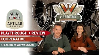 V-Sabotage Cooperative Board Game Playthrough and Review