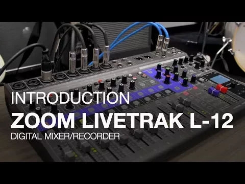 Product video thumbnail for Zoom LiveTrak L-12 Digital Mixer &amp; Recorder with Gator Bag