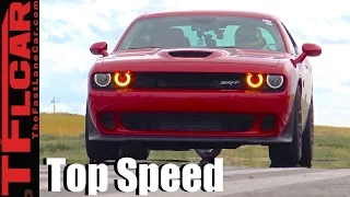 2016 Dodge Challenger Hellcat VS One Mile Top Speed Racing: How Fast Is a Hellcat - Ep.7