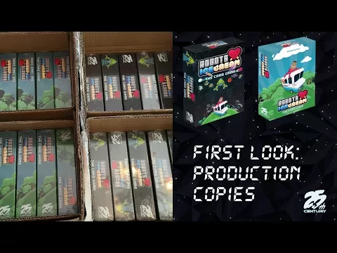 First Look: Robots Love Ice Cream the Card Game Production Copies