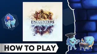 Encounters Shattered Wastes Board Game - How to Play Board Game, with Tarrant and Stella