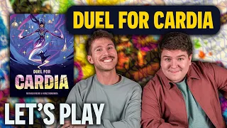 Duel for Cardia | Strategic Card Duel | Board Game Playthrough