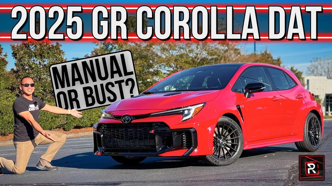 The 2025 Toyota GR Corolla DAT Is A Hotter Hatch For A More Slothful Enthusiast