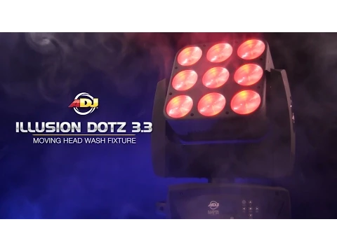 Product video thumbnail for ADJ American DJ Illusion Dotz 3.3 RGB LED Pixel Controllable Light