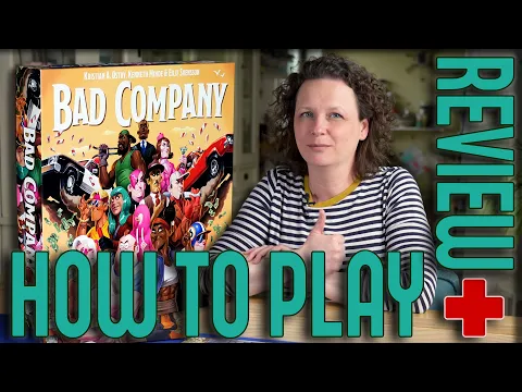 Bad Company - HowToPlay - Review (English - Nederlands ondertiteld) BoardgameNinja Aporta games