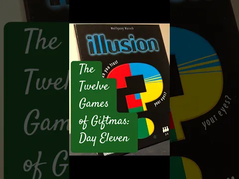 The Twelve Games of Giftmas: “Illusion” #illusion #figment #cardgame #boardgame #tabletopgame