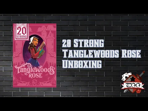 20 Strong: Tanglewoods Rose Board Game Unboxing | Components, Art & First Look
