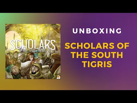 Scholars of the South Tigris Board Game Unboxing | DaniCha