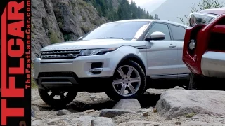 Range Rover Evoque vs Toyota 4Runner Off-Road Mashup Review (Part 1 of 2)